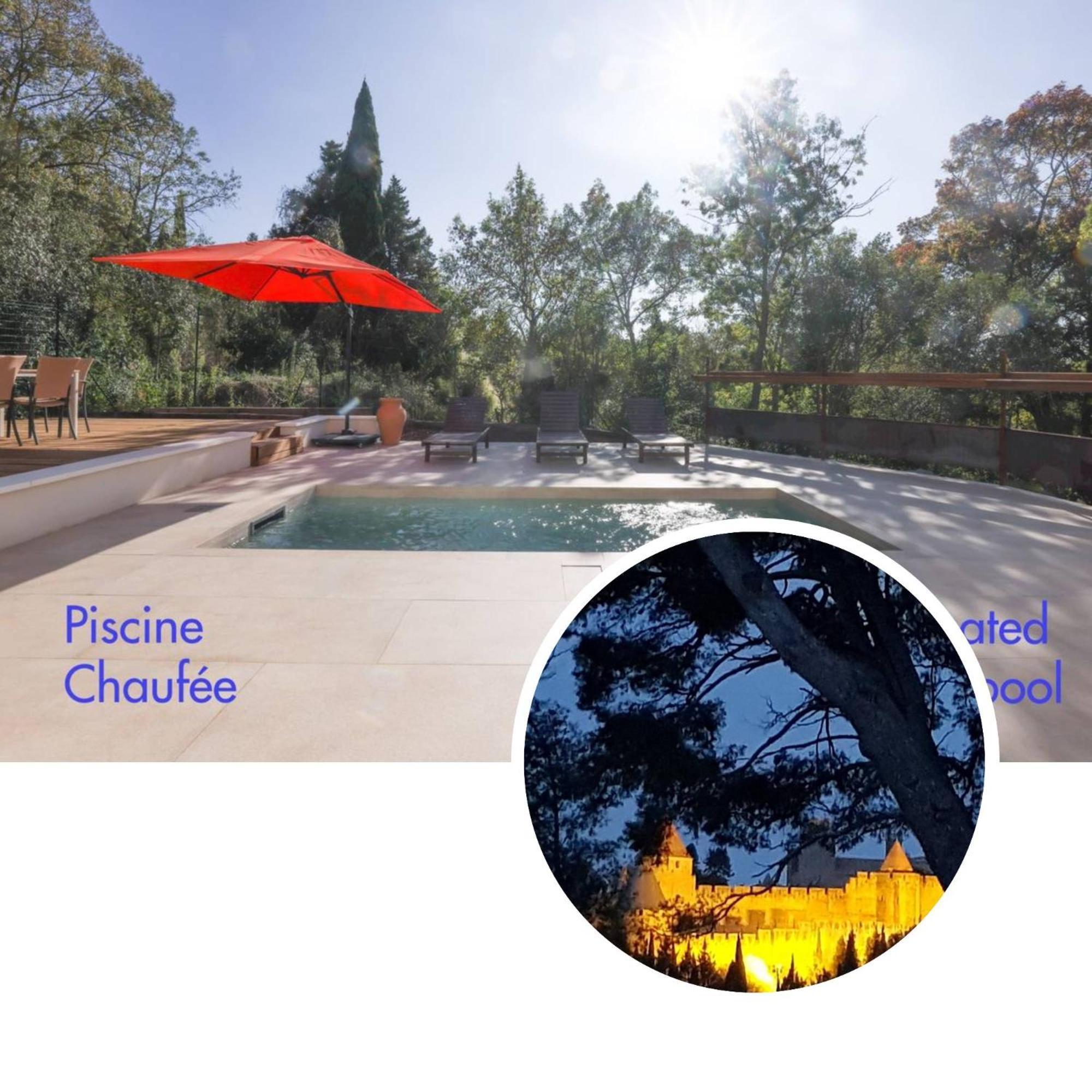 Villa St Francois Piscine Privee Chauffee ,Clim ,Parking Gratuit 카르카손 외부 사진